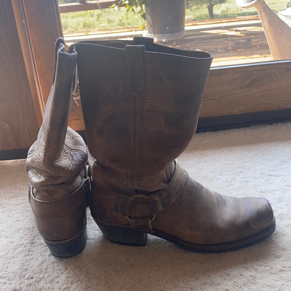 Frye Brown Leather Boots Size 9